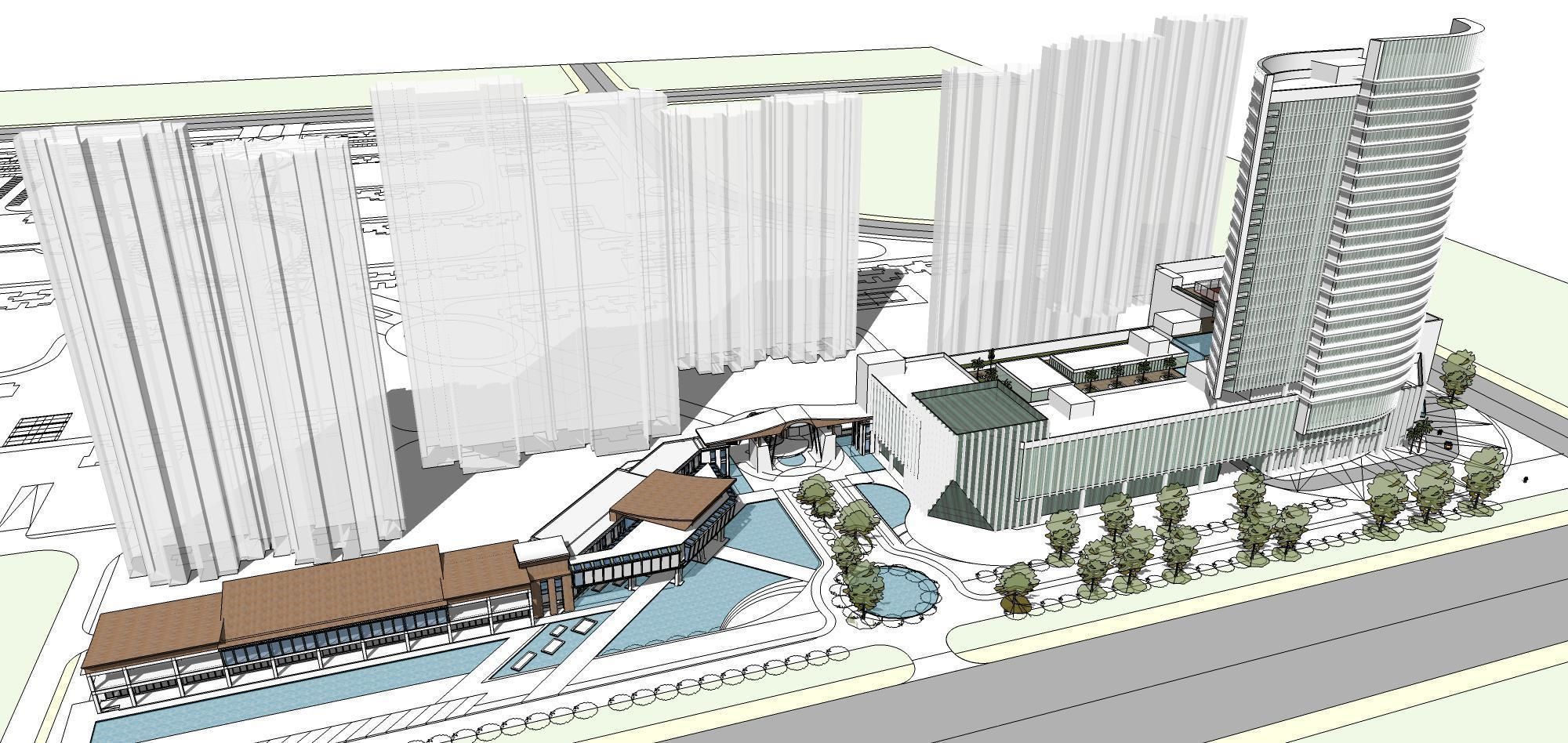 Sketchup Commercial Office Complex 241 3D model_7