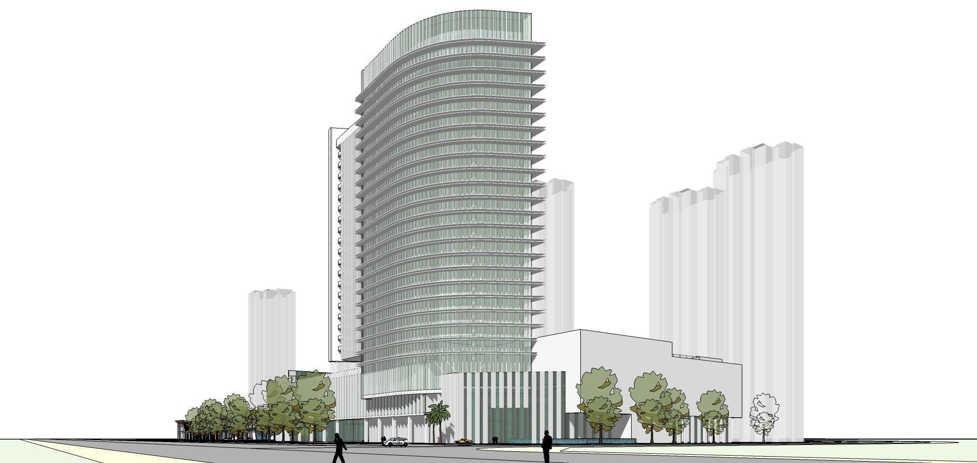 Sketchup Commercial Office Complex 241 3D model_5