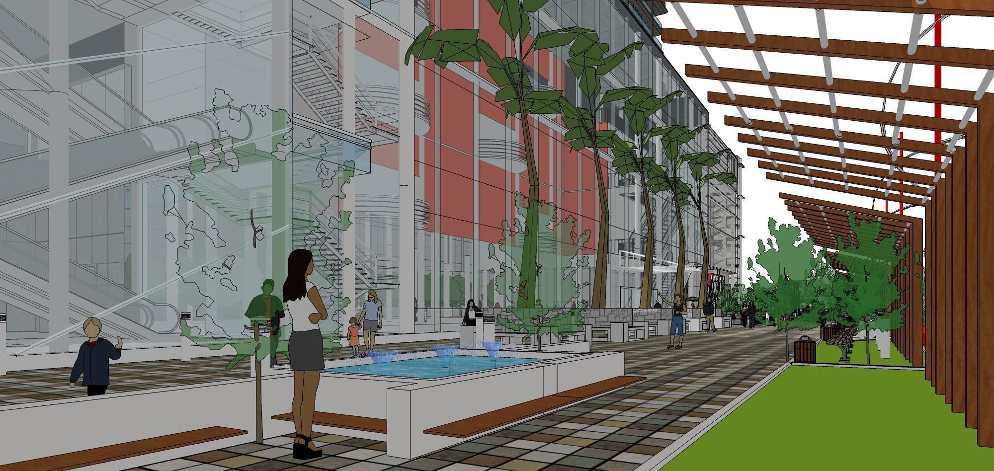 Sketchup Commercial Office Complex 242 3D model_7