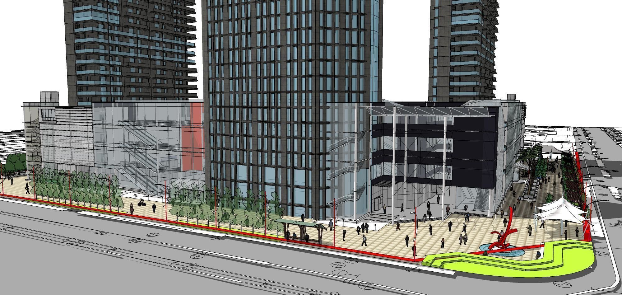 Sketchup Commercial Office Complex 242 3D model_12