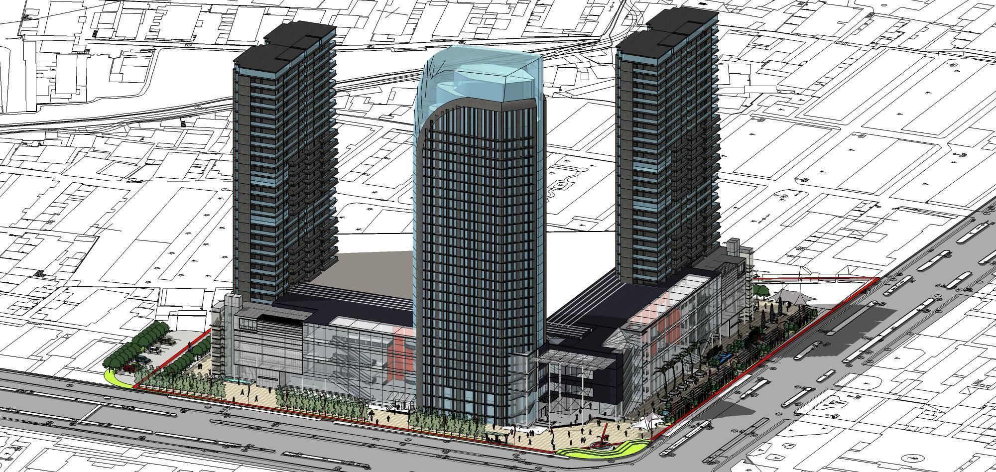 Sketchup Commercial Office Complex 242 3D model_3