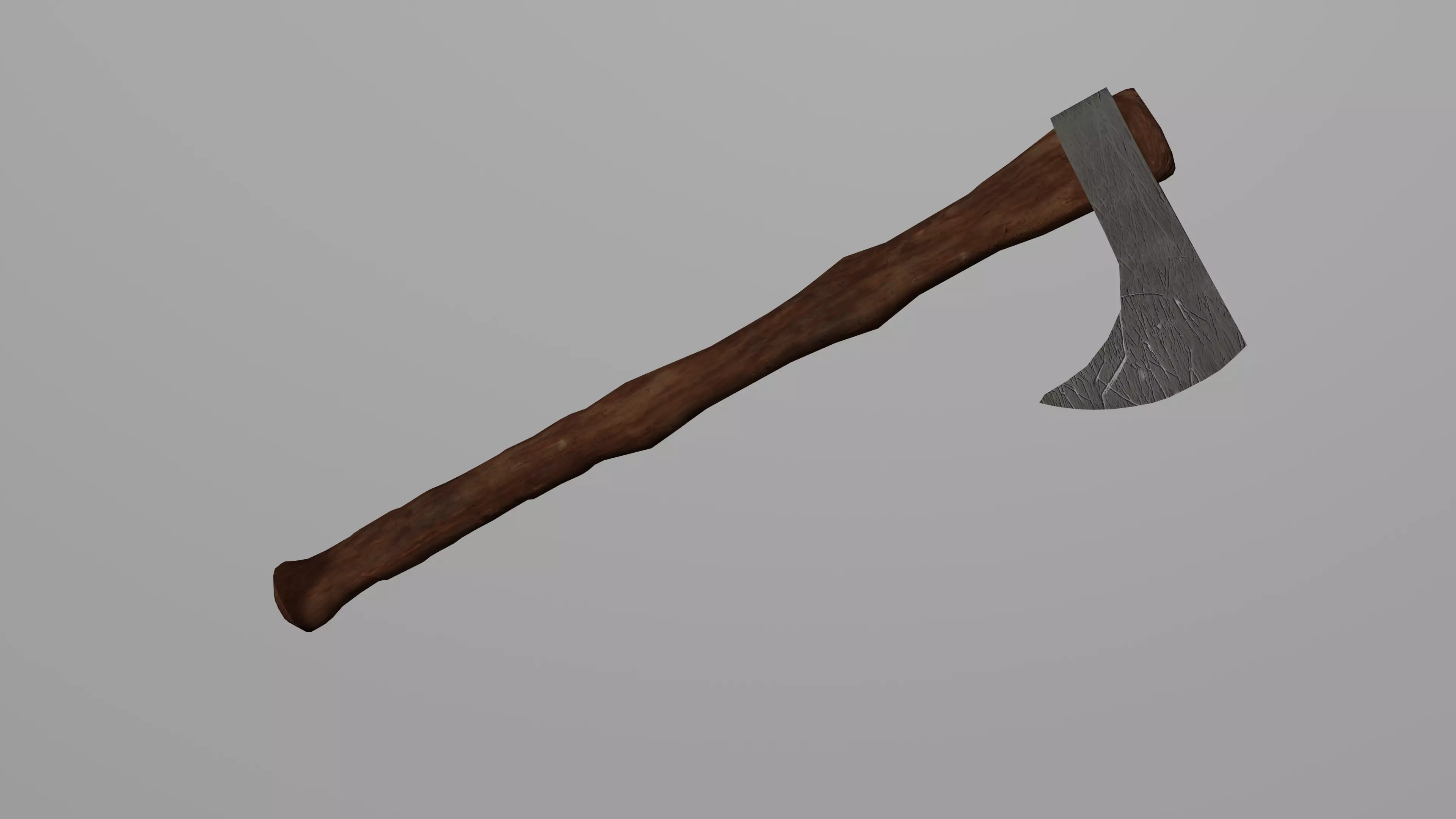 game ready axe Free low-poly 3D model_0