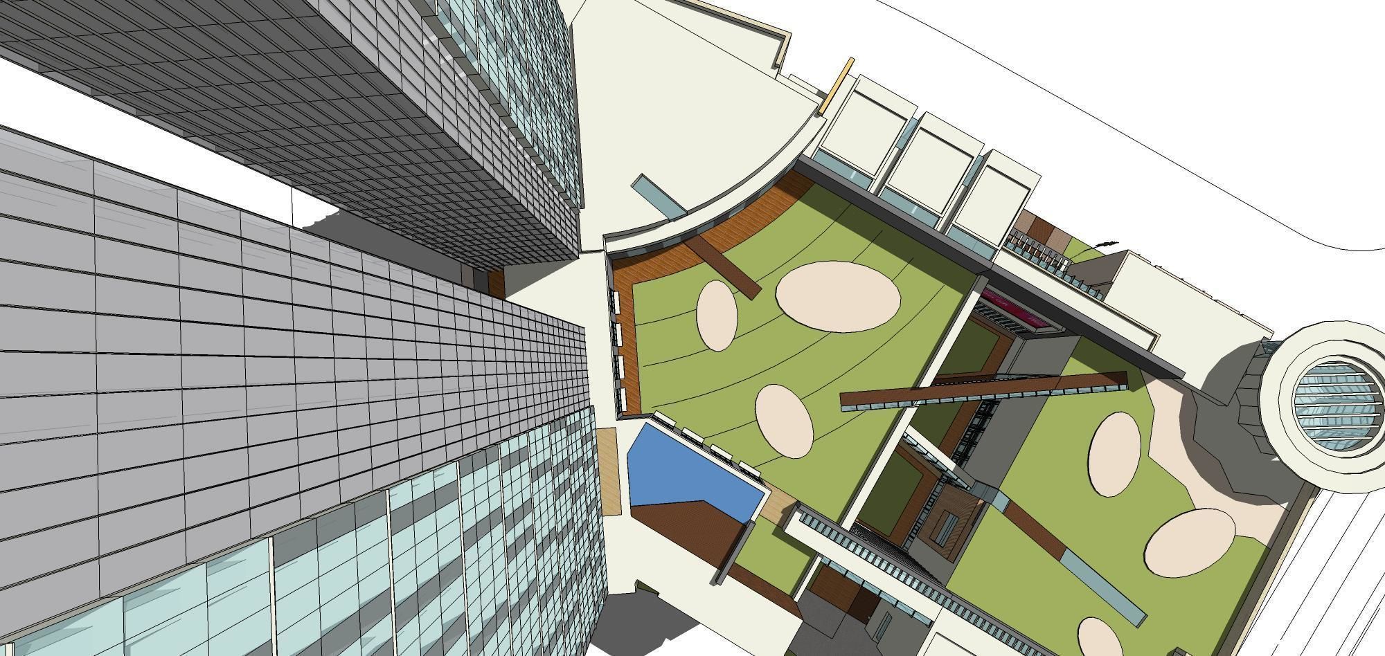 Sketchup Commercial Office Complex 247 3D model_16