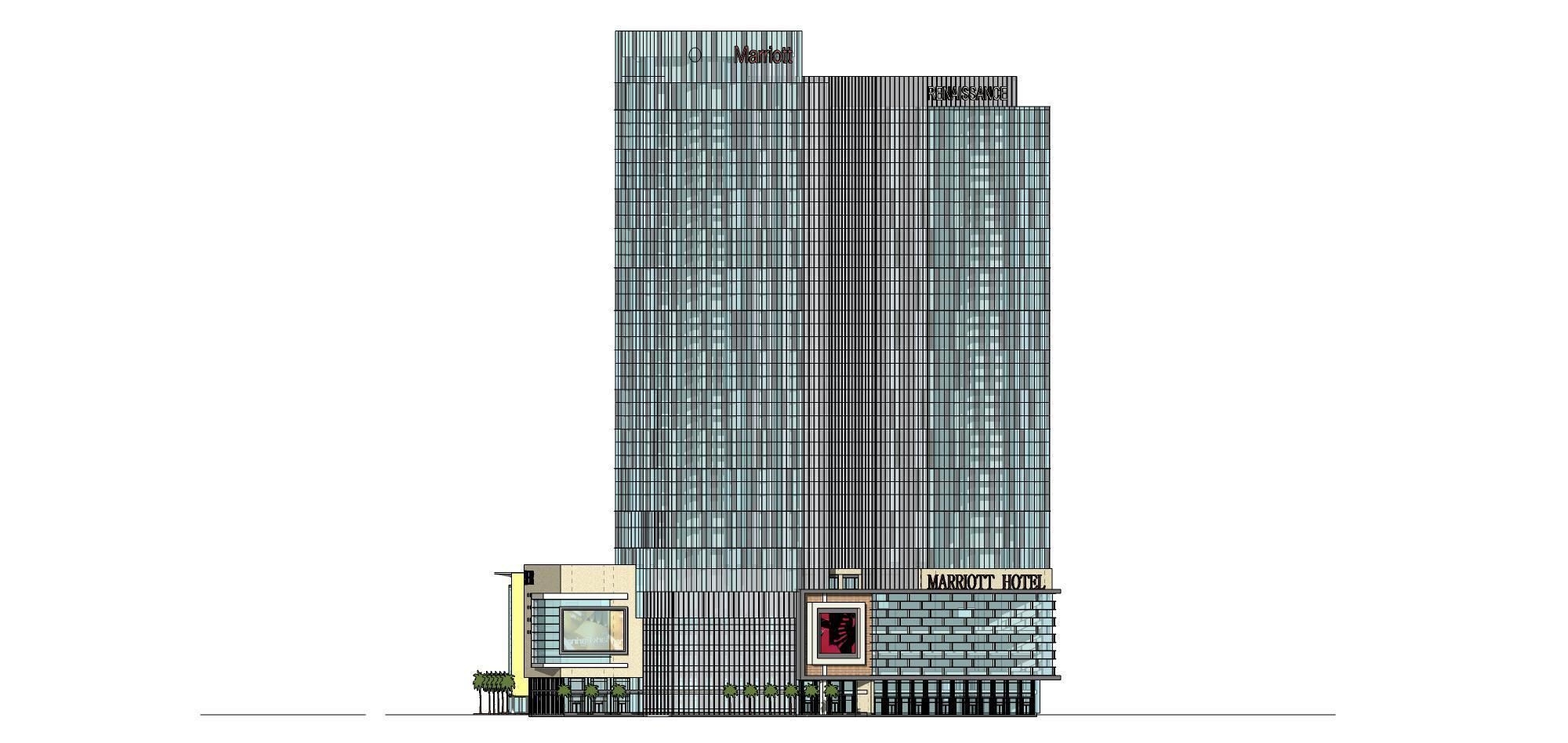 Sketchup Commercial Office Complex 247 3D model_21