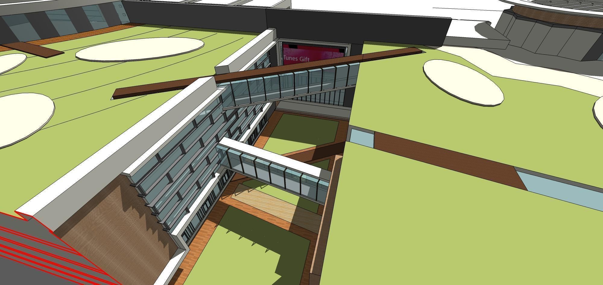 Sketchup Commercial Office Complex 247 3D model_10