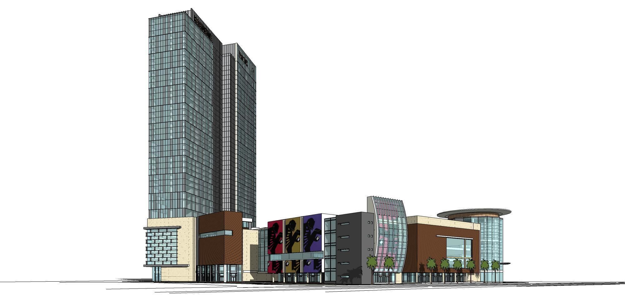 Sketchup Commercial Office Complex 247 3D model_13