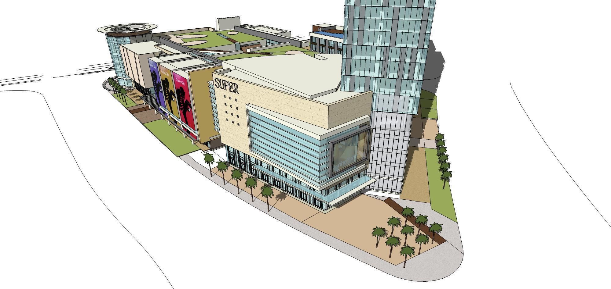 Sketchup Commercial Office Complex 247 3D model_4