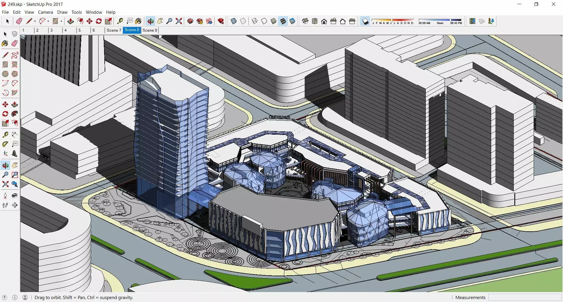 Sketchup Commercial Office Complex 249 3D model | CGTrader