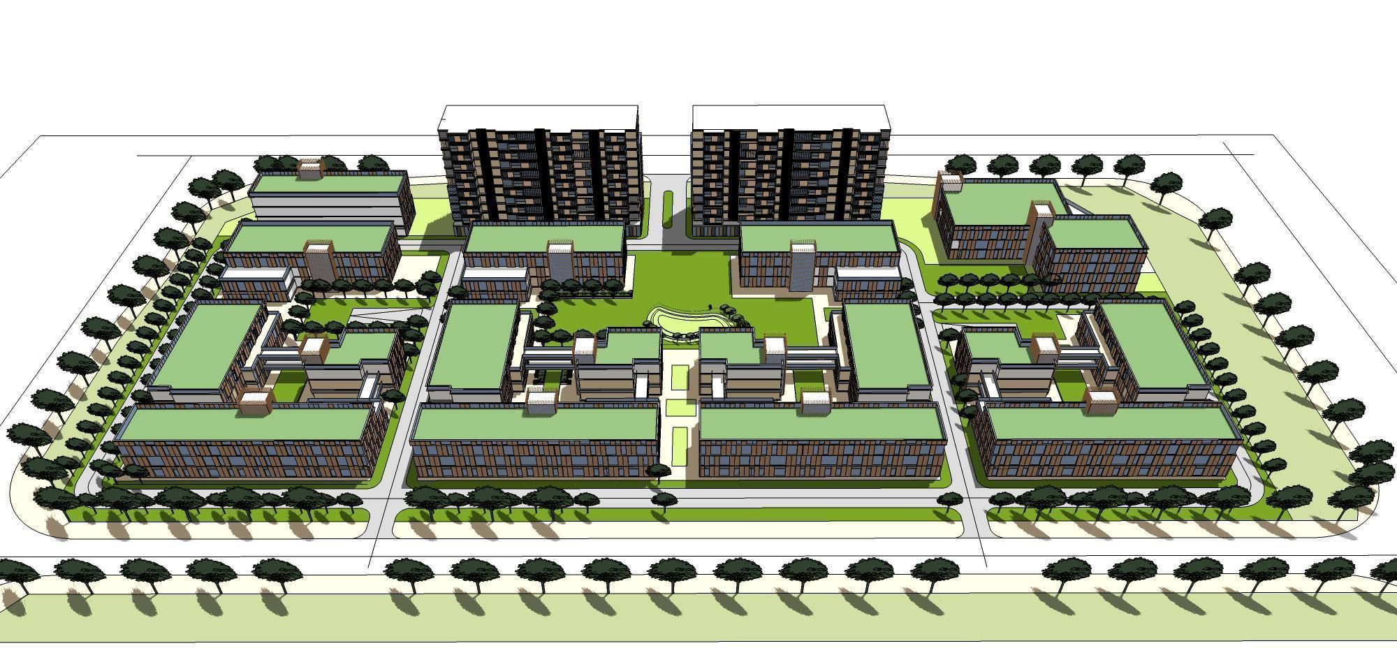 Sketchup Complex 250 3D model_3