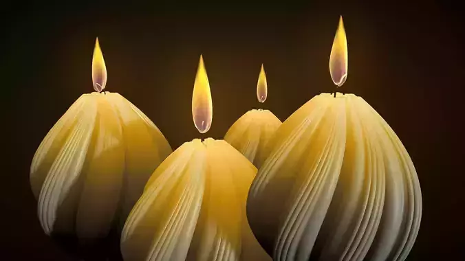 candle models 2021 01 3D print model