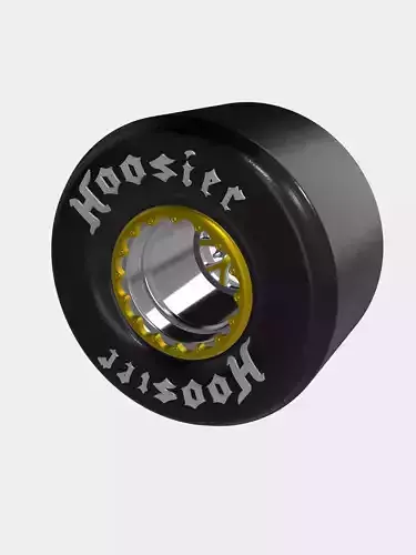 Drag Wheel COMBO Rear Weld V Series 15inch Big Tire 3D print model