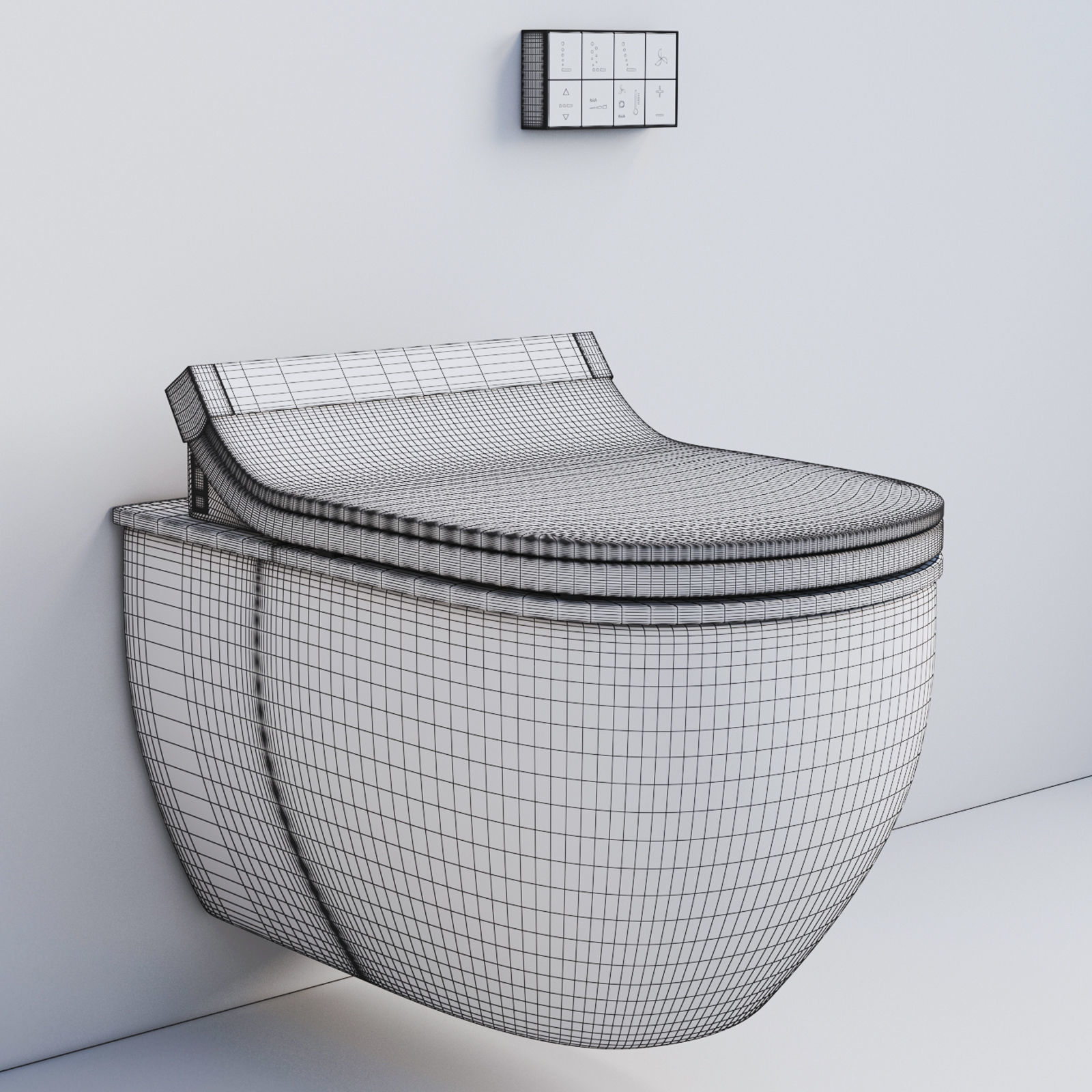Duravit SensoWash Starck Toilet 3D model_5