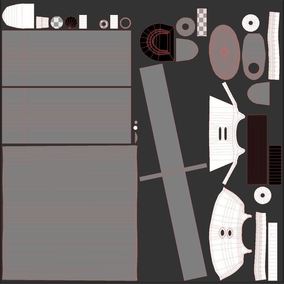 Disposable lighter universal tool game-ready Lighter transparent Low-poly 3D model_44