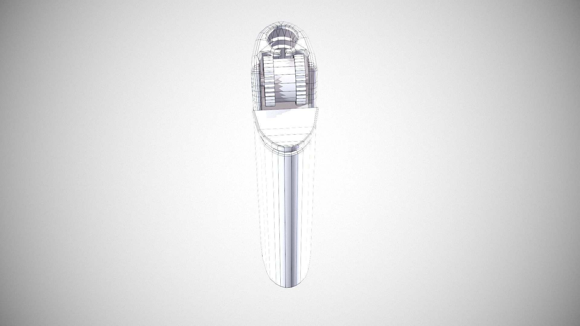 Disposable lighter universal tool game-ready Lighter transparent Low-poly 3D model_38