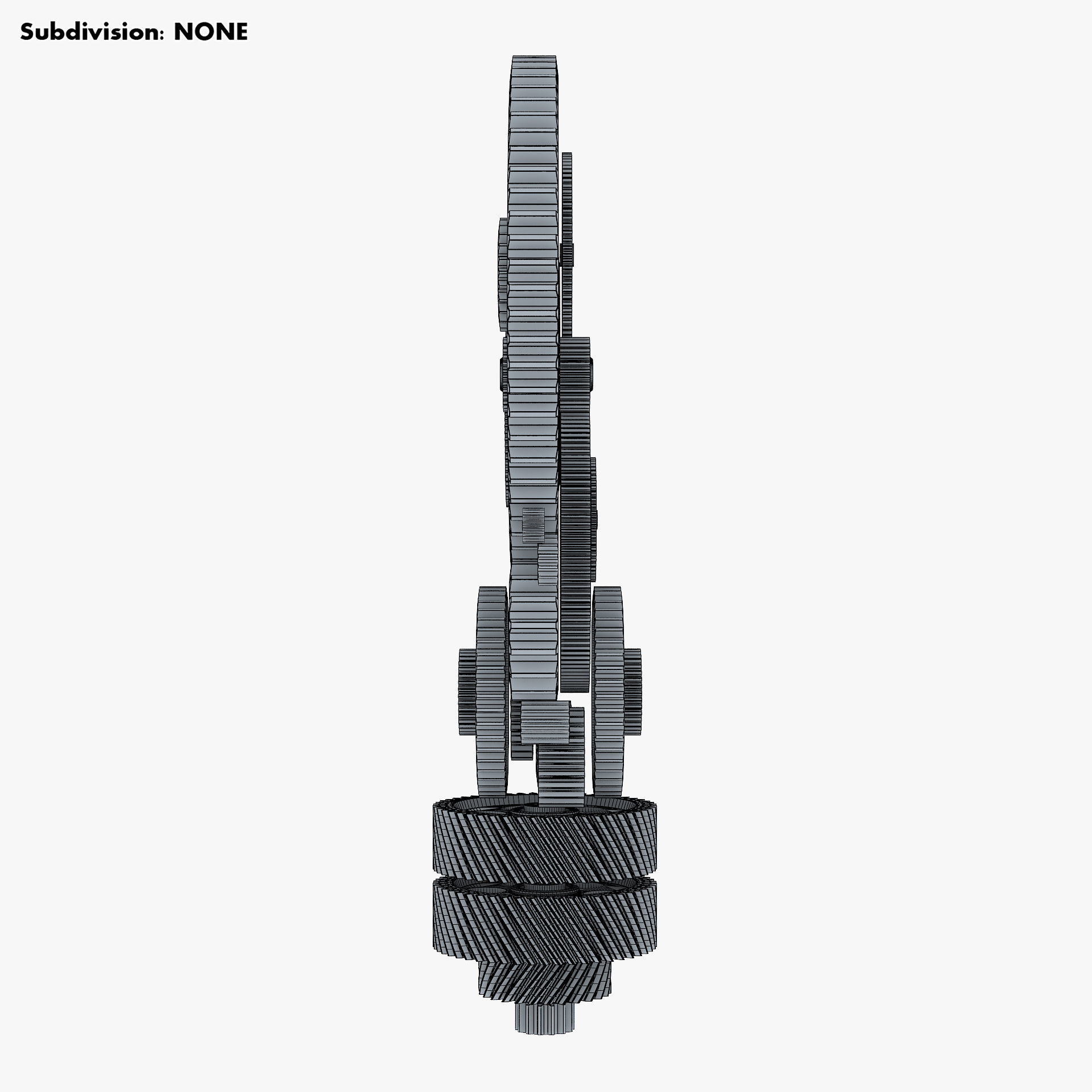 Light Bulb With Gears M 1 3D model_21