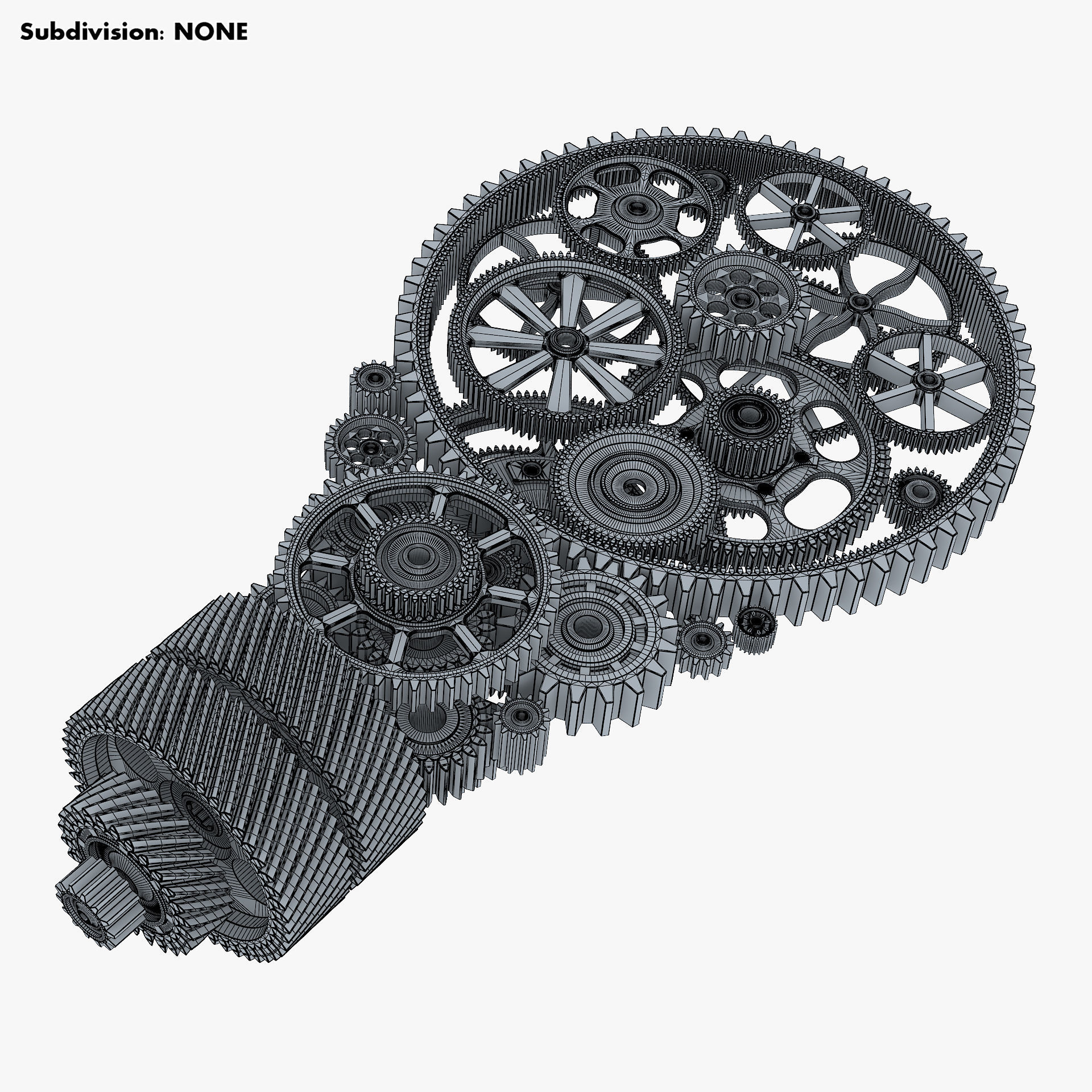 Light Bulb With Gears M 1 3D model_23