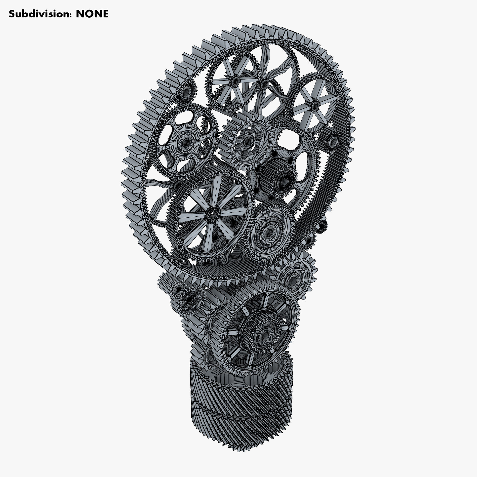 Light Bulb With Gears M 1 3D model_17