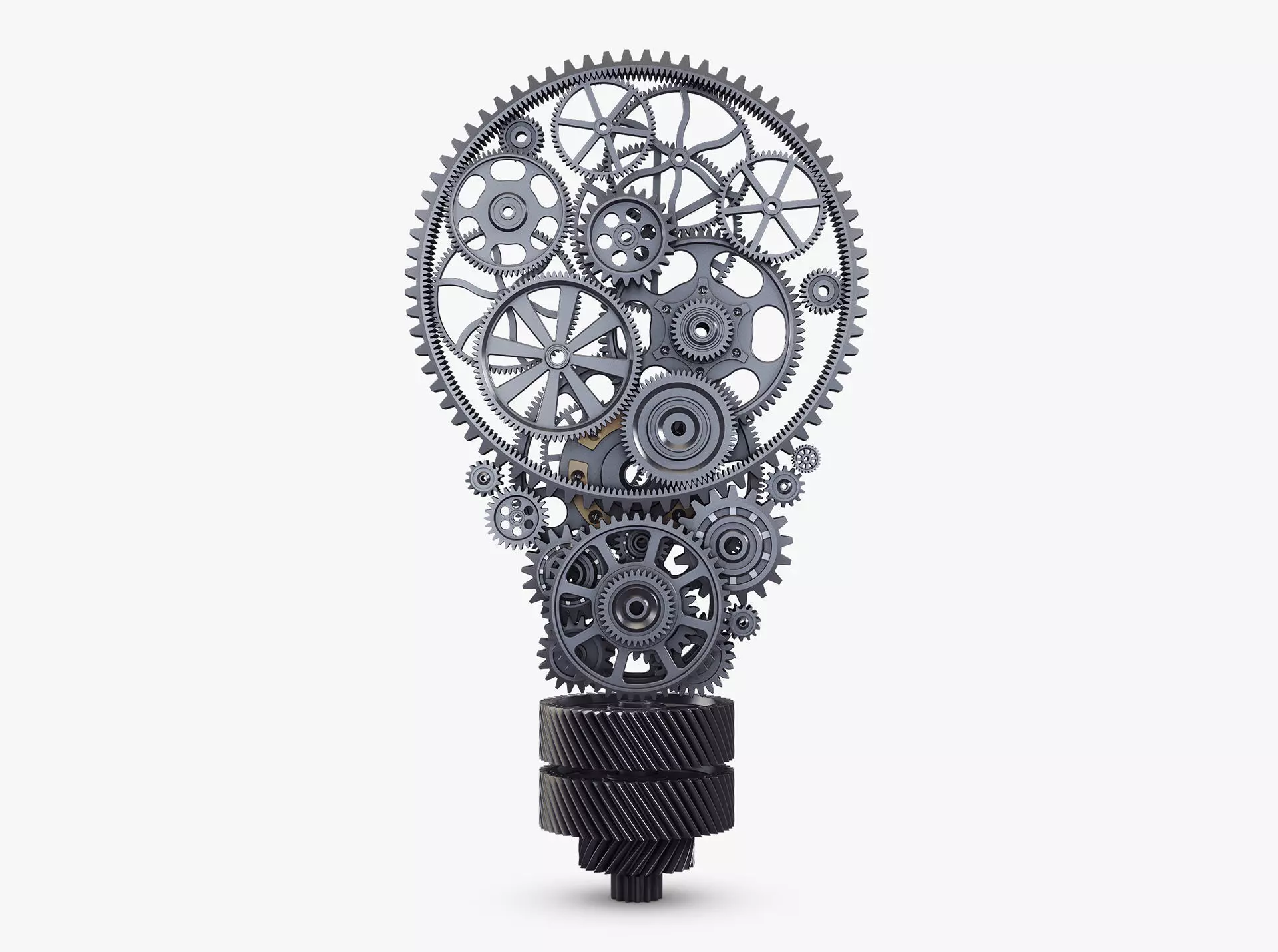 Light Bulb With Gears M 1 3D model_0