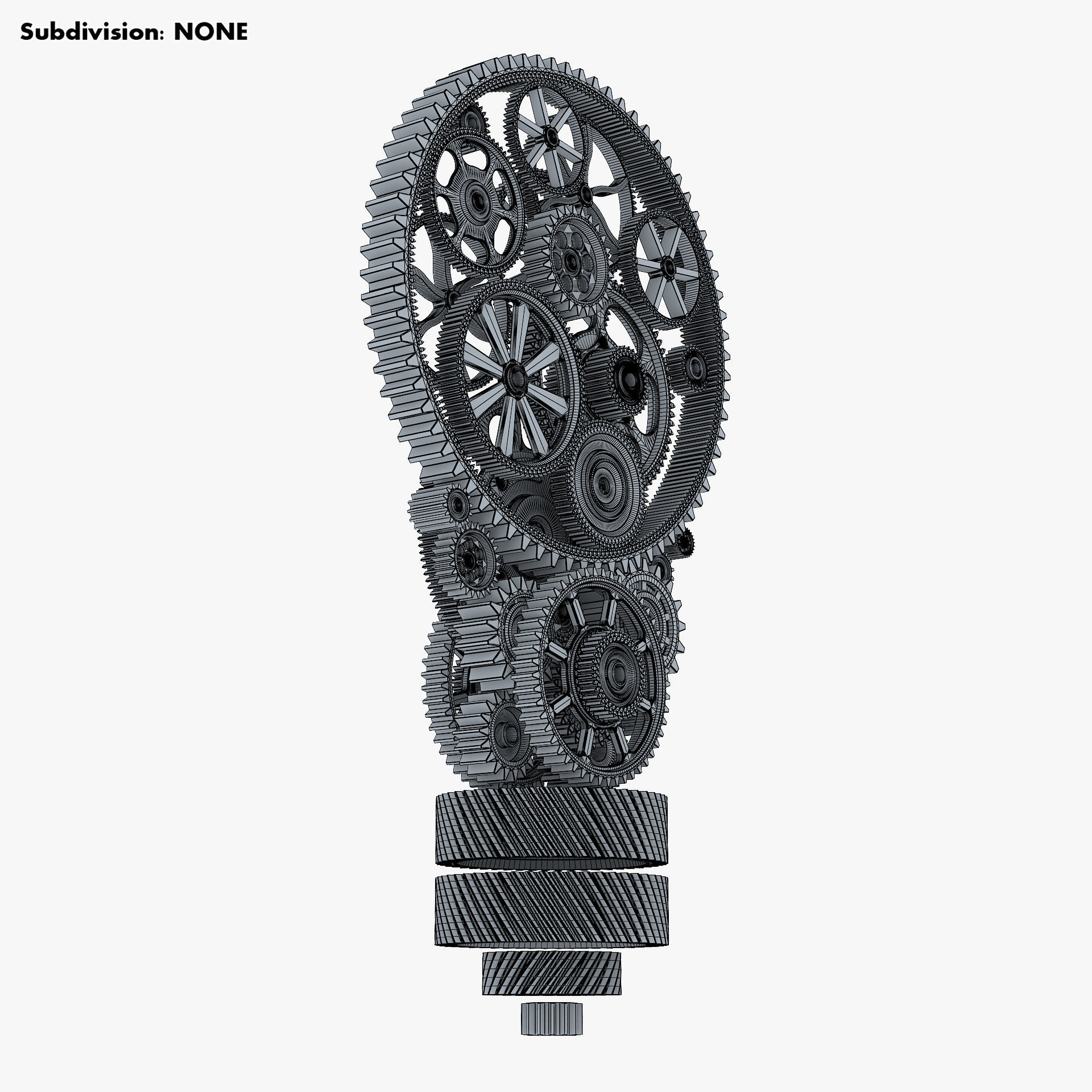 Light Bulb With Gears M 1 3D model_19