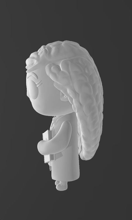 CHIBIS HARRY POTTER - HERMIONE GRANGER - RON WEASLEY - EDWIGE 3D print model_2