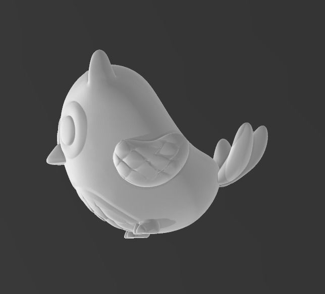 CHIBIS HARRY POTTER - HERMIONE GRANGER - RON WEASLEY - EDWIGE 3D print model_8