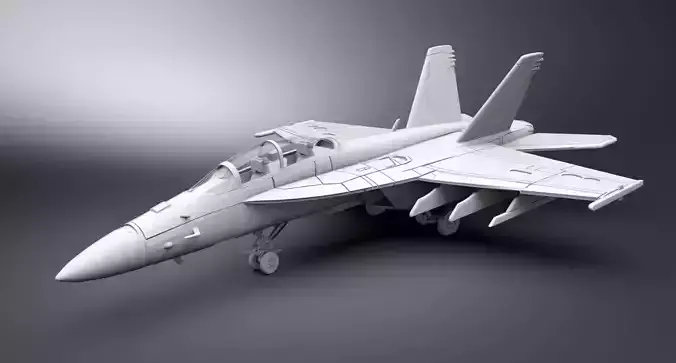 FA 18 Super hornet scale model 3D print model