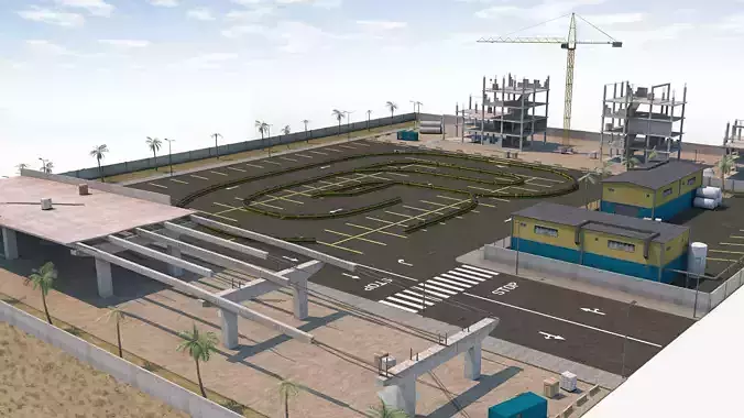 Drift Scene in Construction 