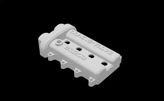 Mazda NA MX5 valve cover key chain 3D print model