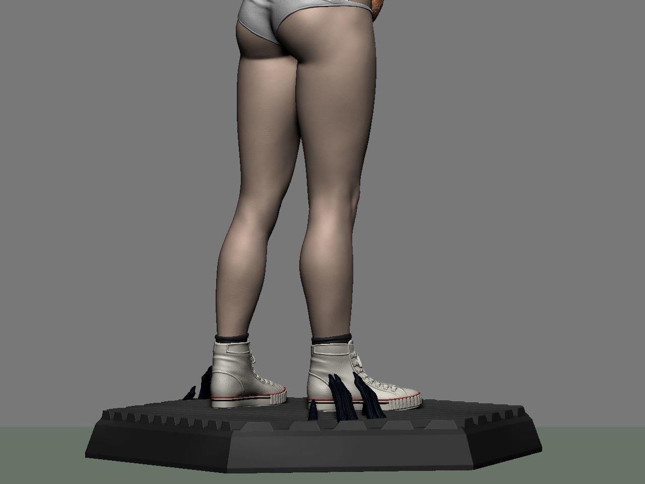 Ripley statue of woman holding cat 3D print model_42