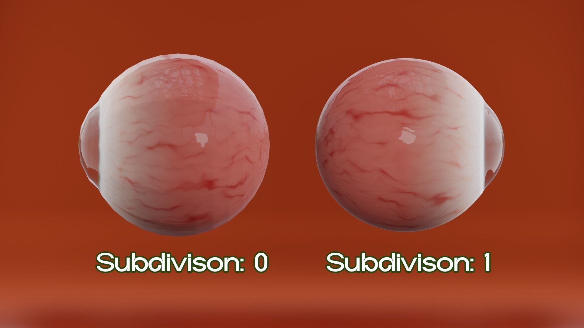 Stylized Character Eye  Low-poly 3D model_4