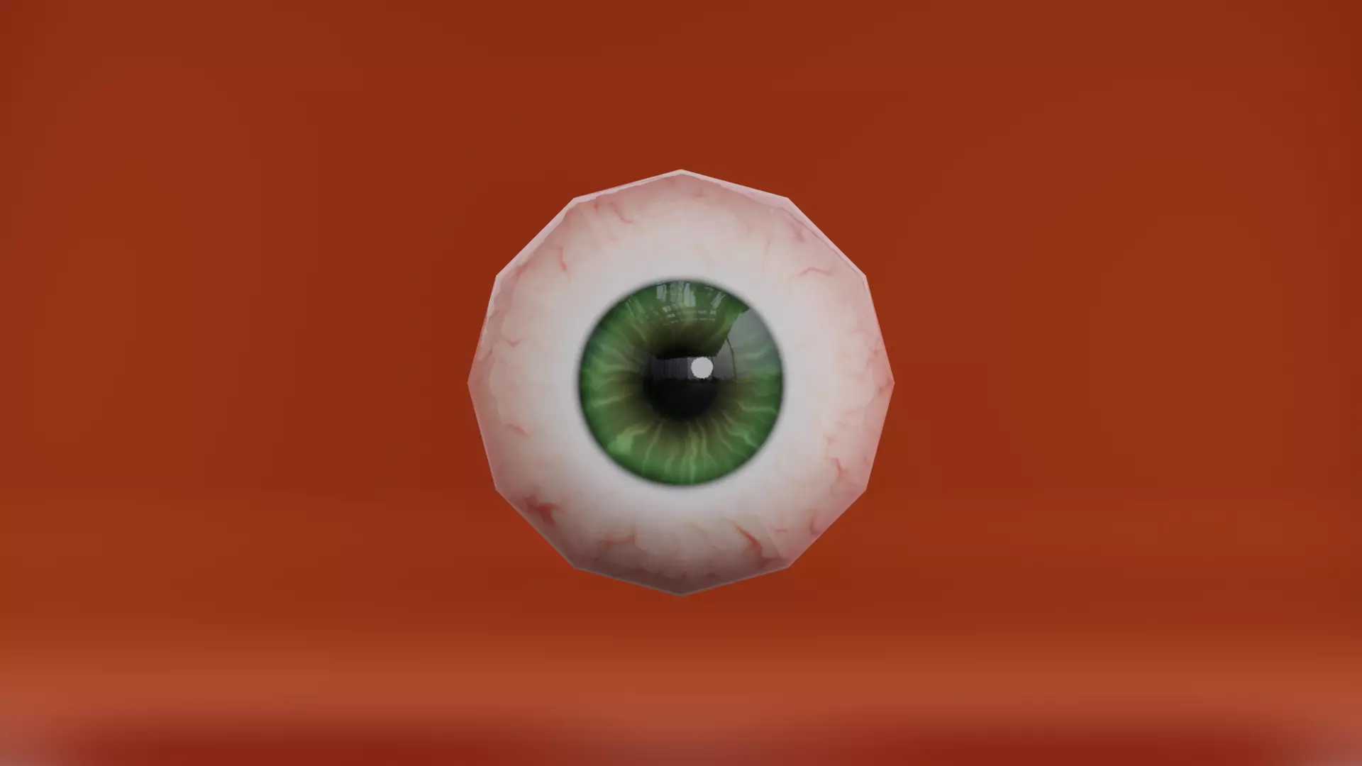 Stylized Character Eye  Low-poly 3D model_0