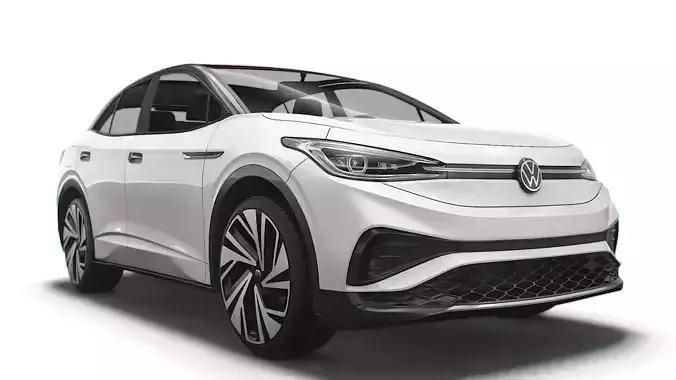 VW ID5 China 2022 3D model VW ID5 China 2022 3D model