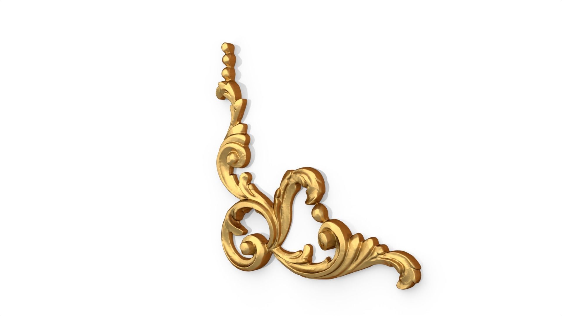 Classic decor ornament 150 3D model_2