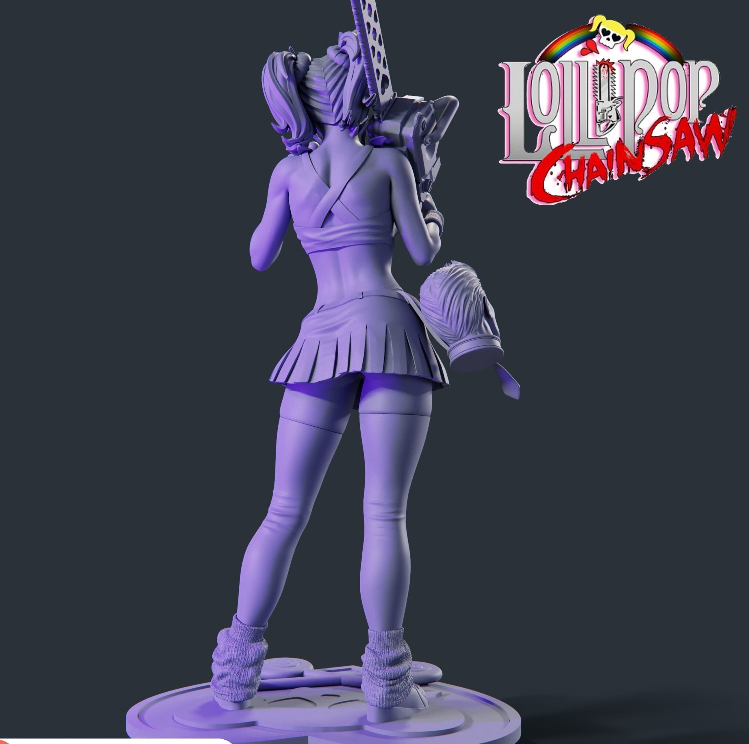 Lollipop chainsaw 3D print model_3