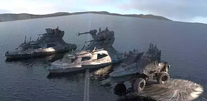 Warlord Cruise ships and tank