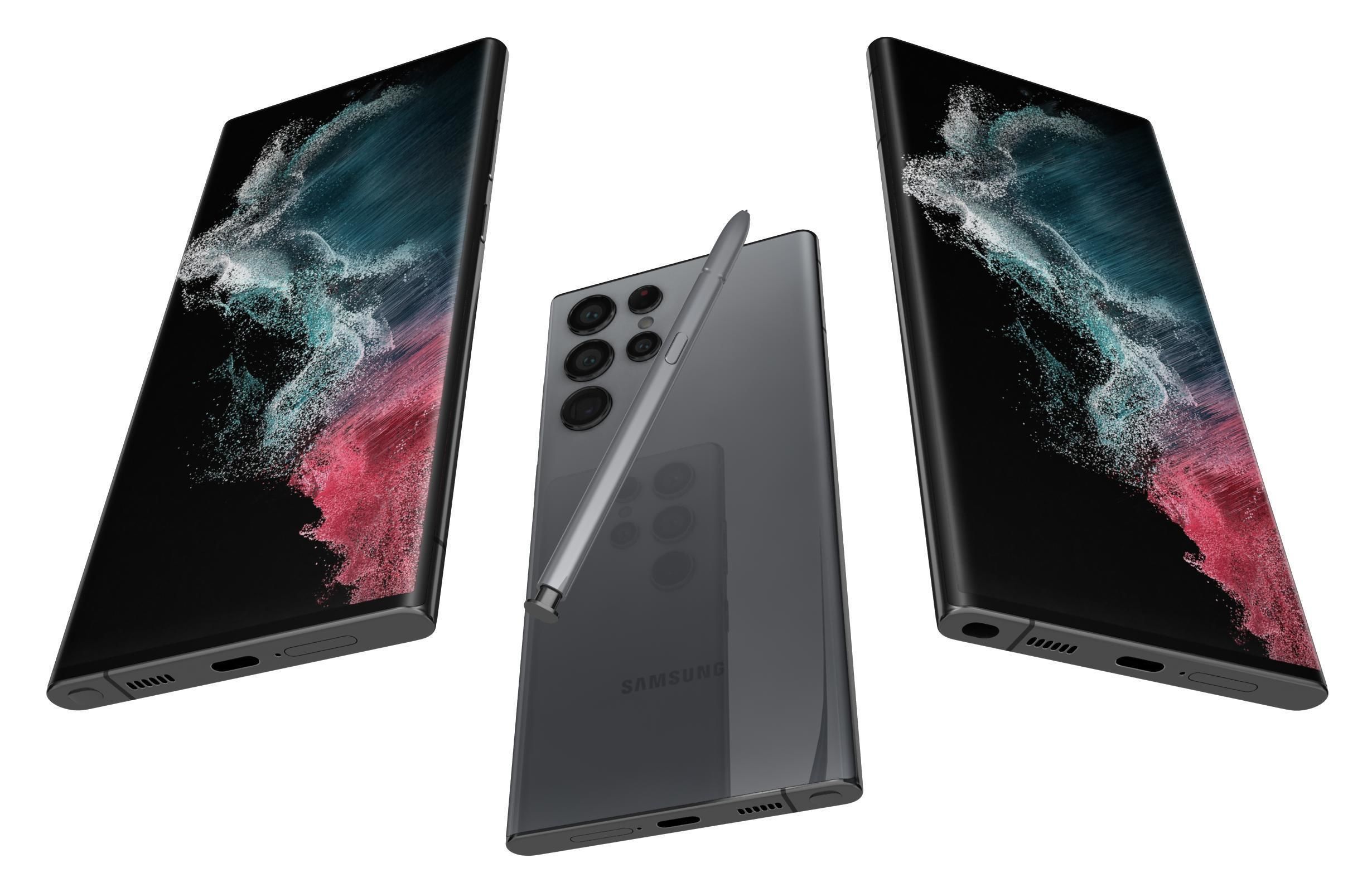 Samsung Galaxy S22 And Ultra 3D model_68