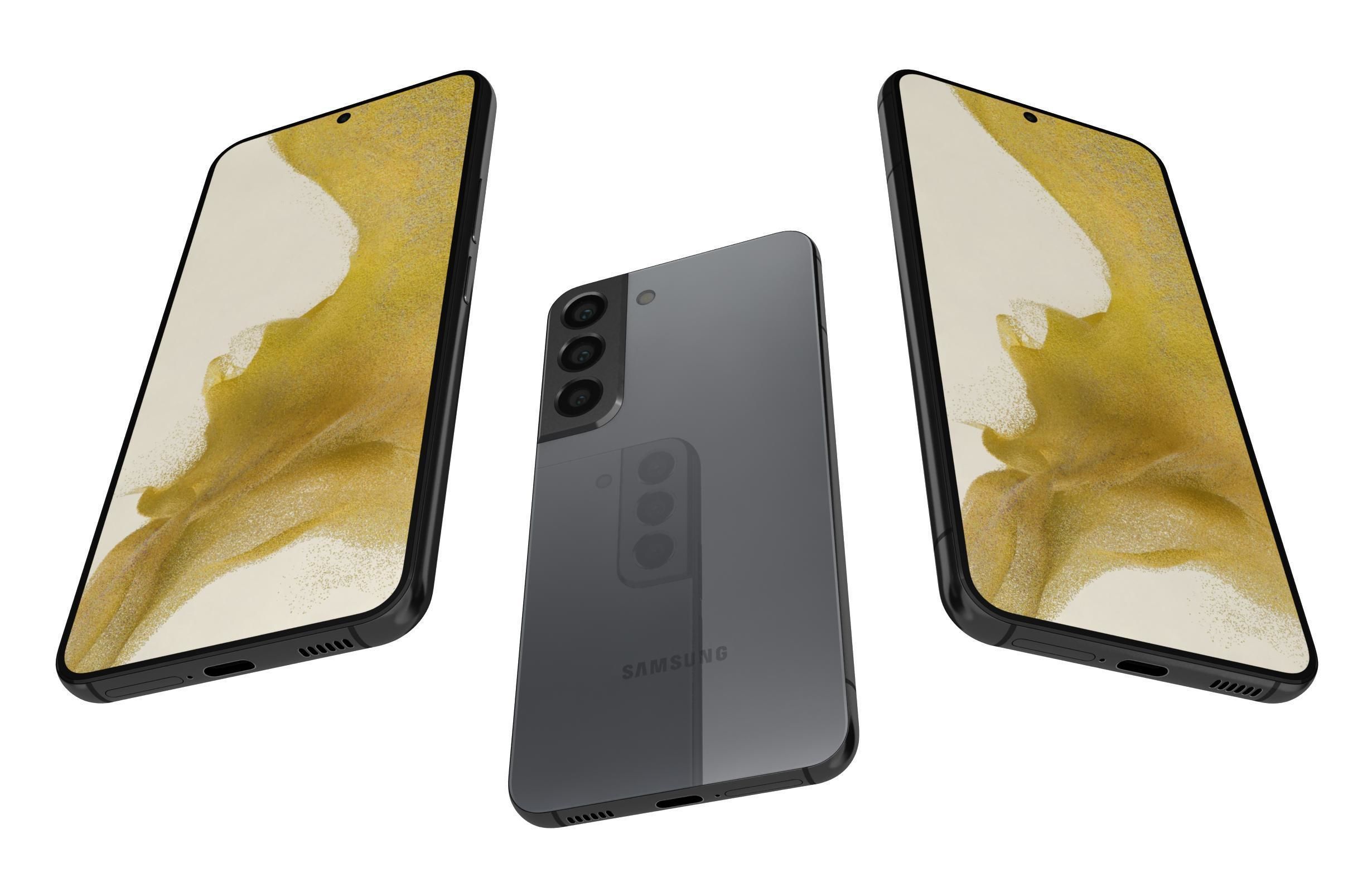 Samsung Galaxy S22 And Ultra 3D model_13