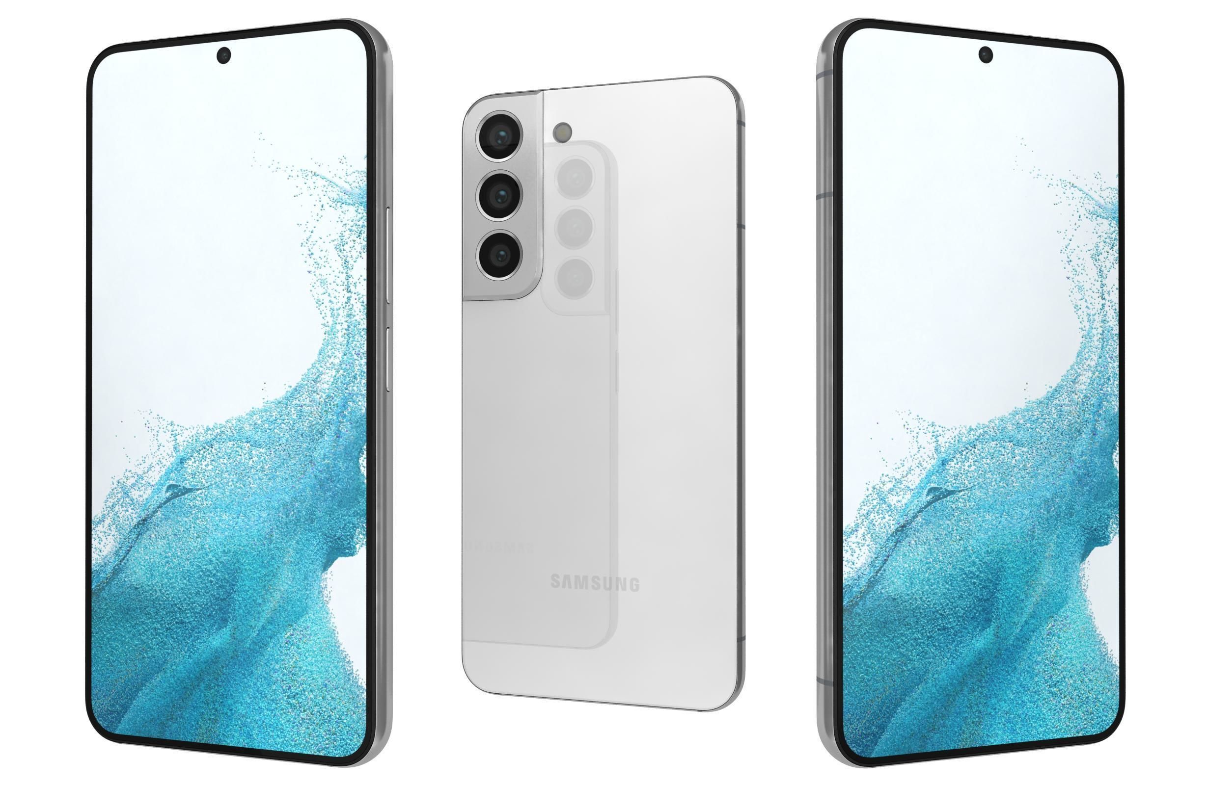 Samsung Galaxy S22 And Ultra 3D model_5