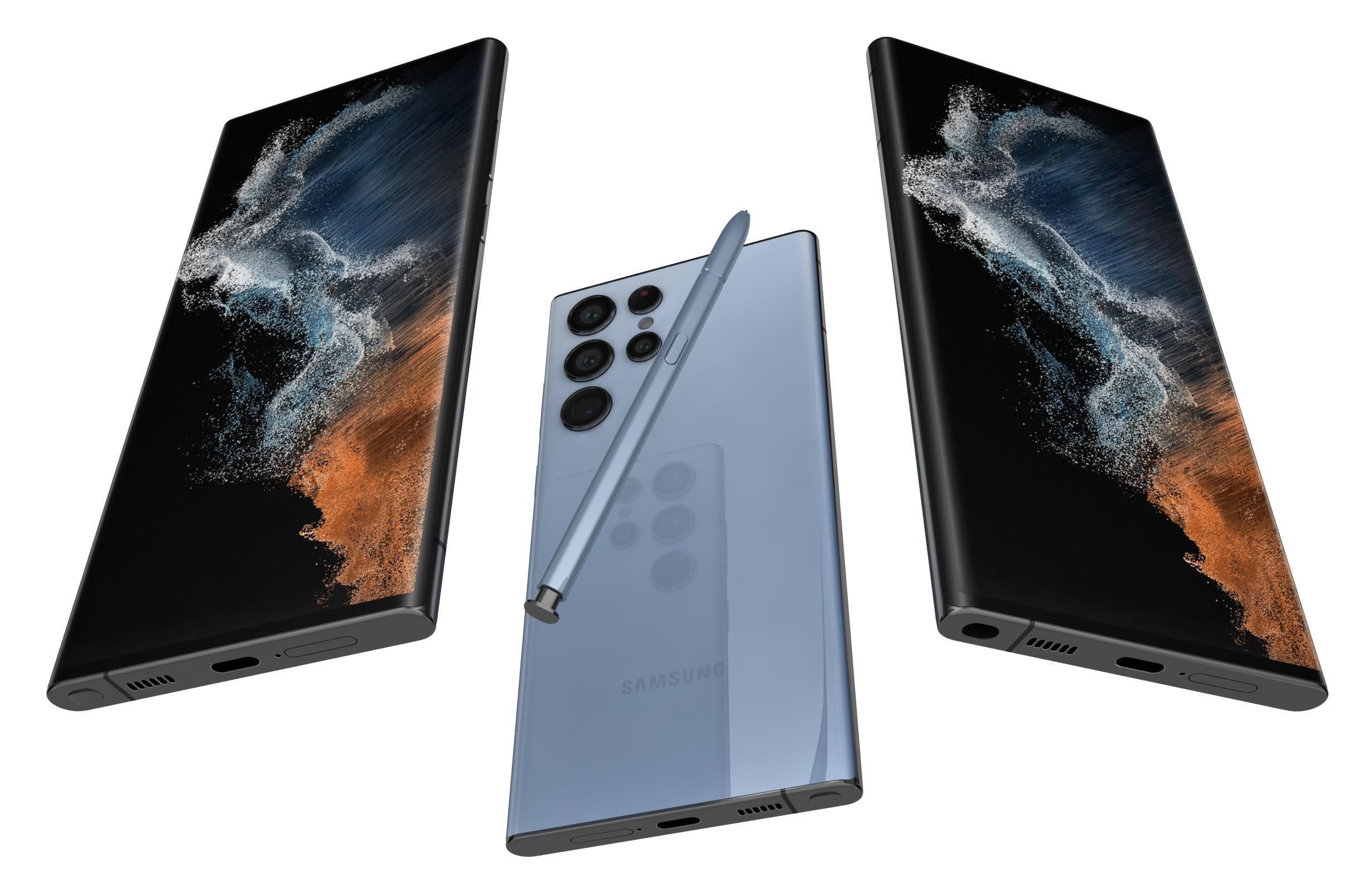 Samsung Galaxy S22 And Ultra 3D model_55