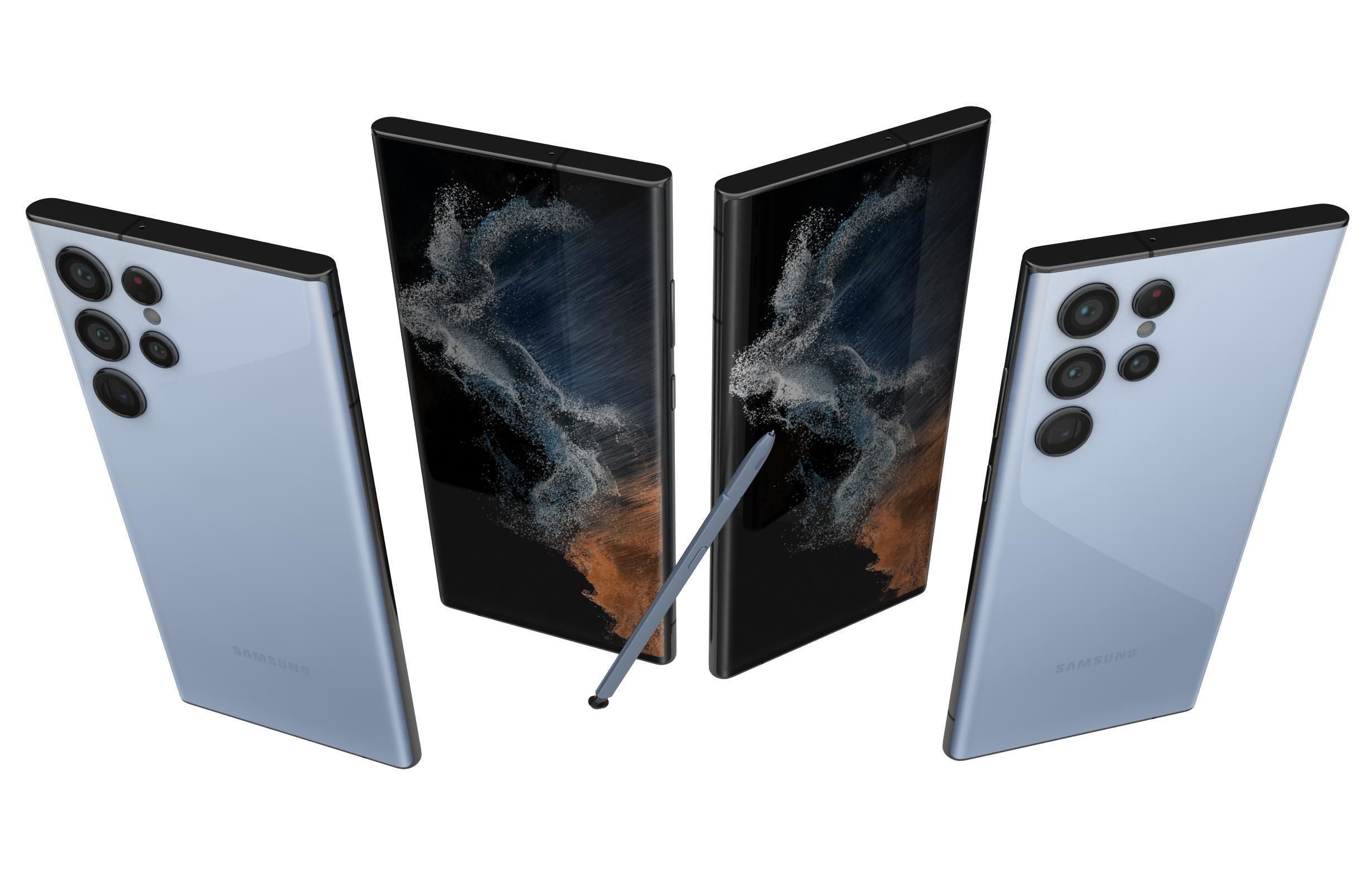 Samsung Galaxy S22 And Ultra 3D model_46