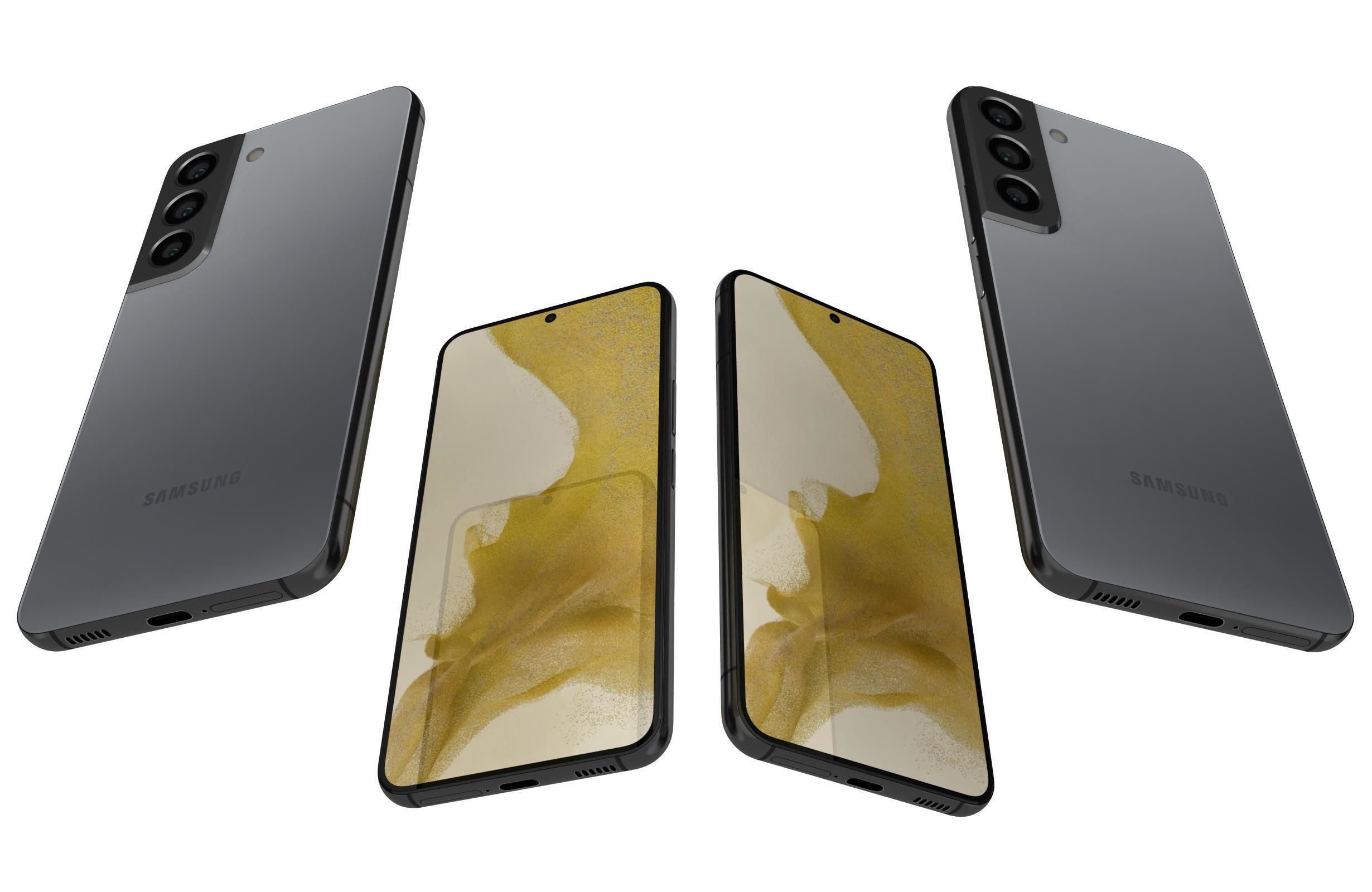 Samsung Galaxy S22 And Ultra 3D model_22