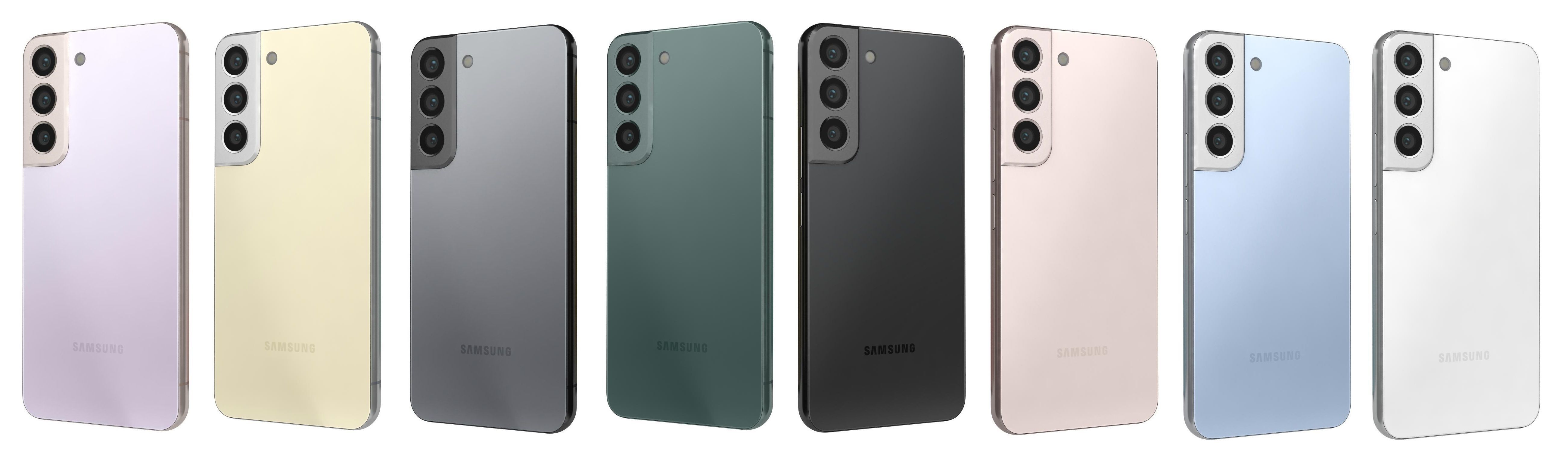 Samsung Galaxy S22 And Ultra 3D model_1