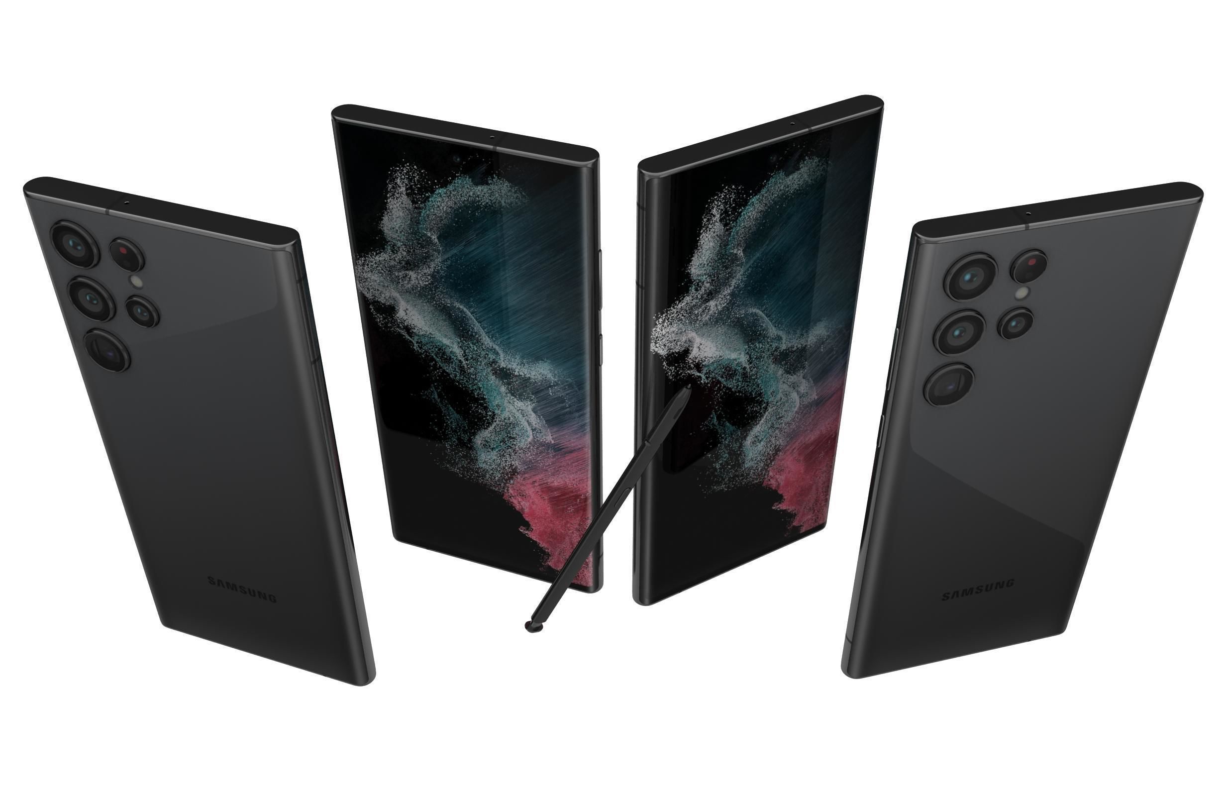 Samsung Galaxy S22 And Ultra 3D model_76