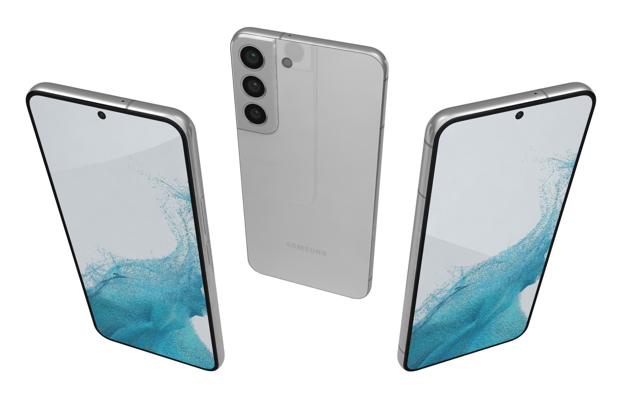 Samsung Galaxy S22 And Ultra 3D model_12