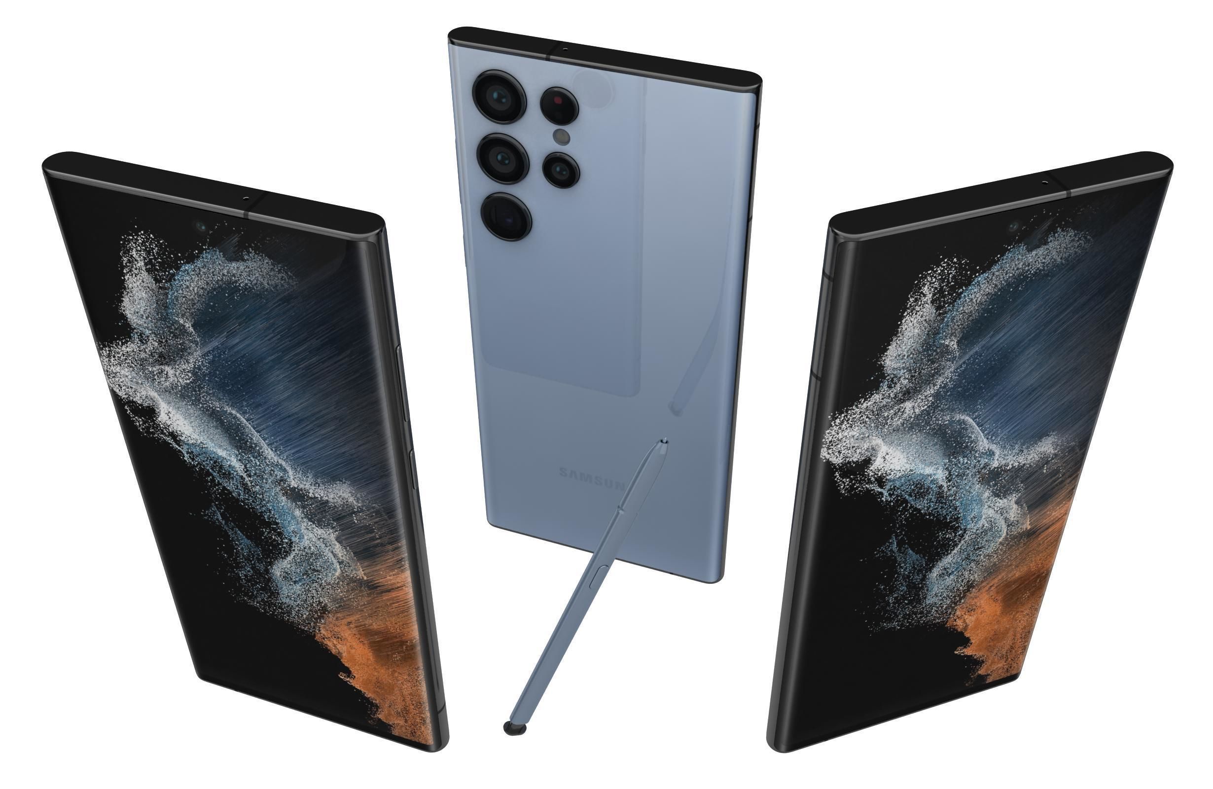 Samsung Galaxy S22 And Ultra 3D model_58