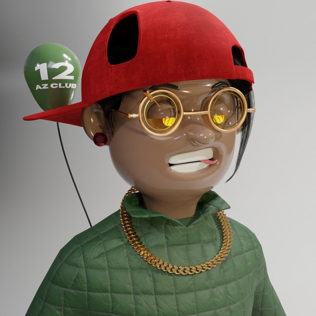 NFT PACK AND RANDOMIZER 3D model_5