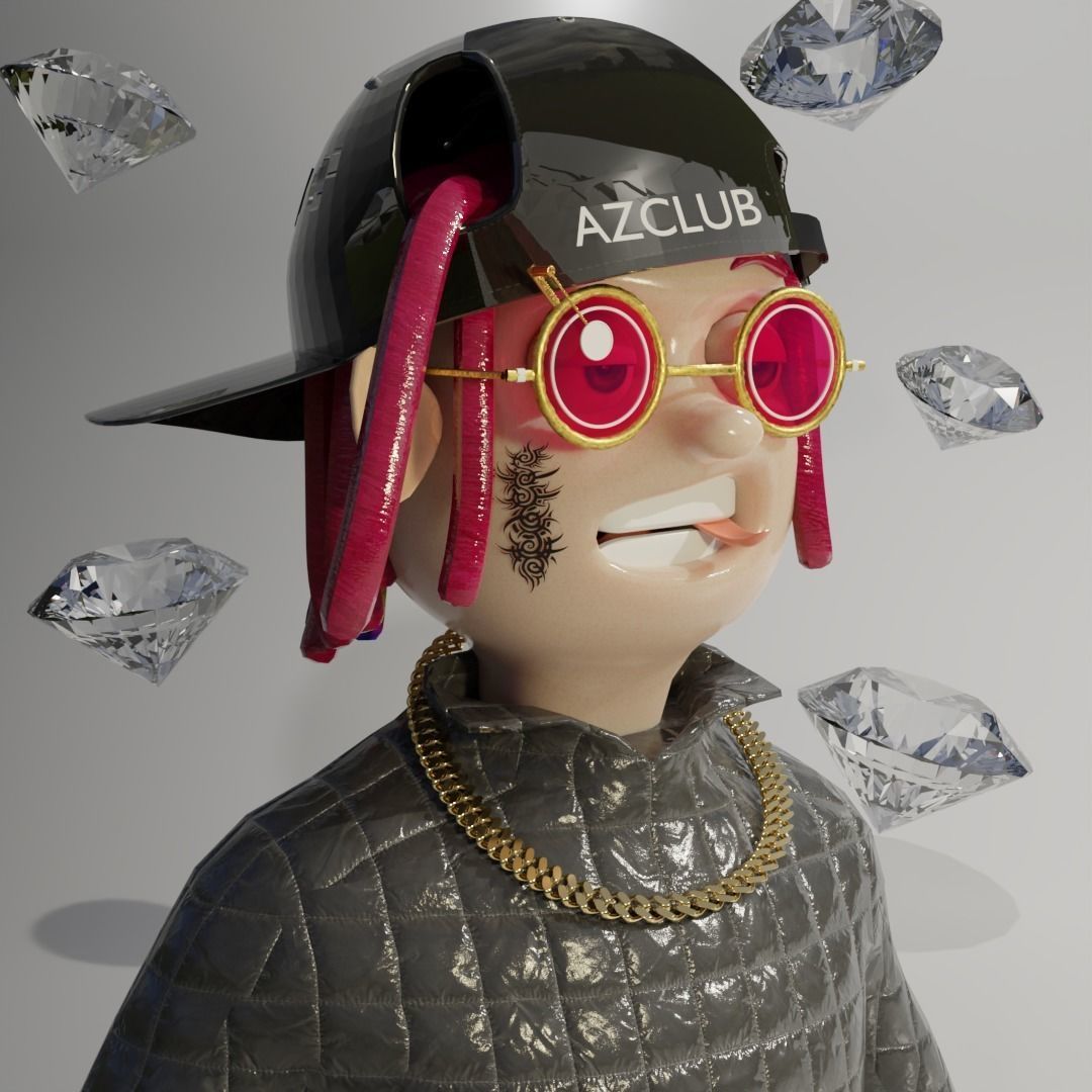 NFT PACK AND RANDOMIZER 3D model_1