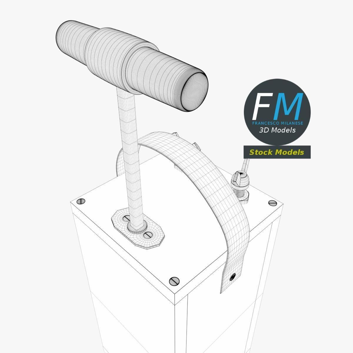 Dynamite plunger 3D model_7