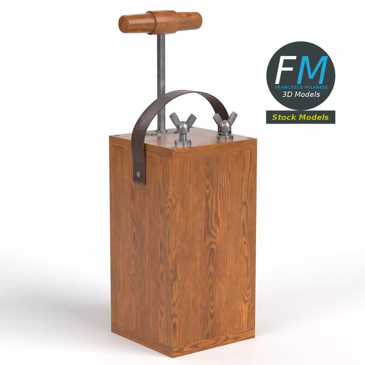 Dynamite plunger 3D model_0