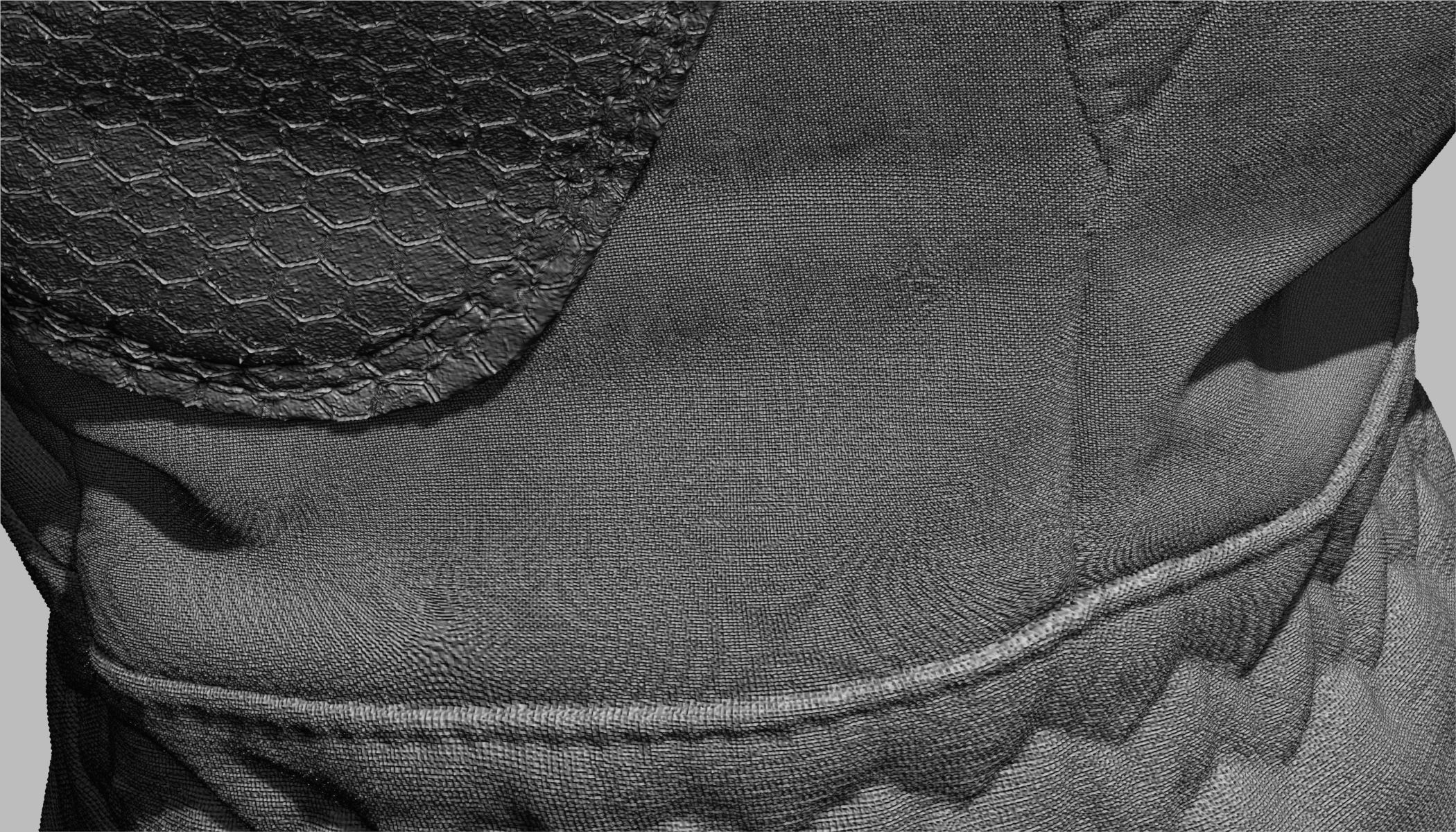 Winter Gloves 007 Low-poly 3D model_23